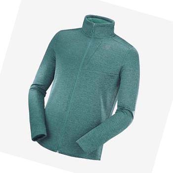 Salomon ESSENTIAL LIGHTWARM HEATHER Mikiny S Kapucňou Panske Zelene | SK 2424SGL